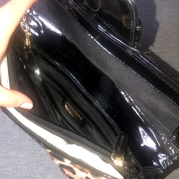 Leopard Pony Hair Clutch/wristlet - Picture 3 of 3